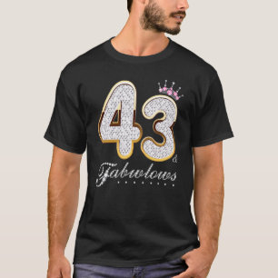 Camiseta 43 y fabuloso Diamante C de 43 años de edad