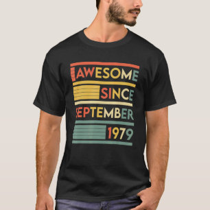 Camiseta 43 Years Old 43rd Birthday Awesome Since Septembe
