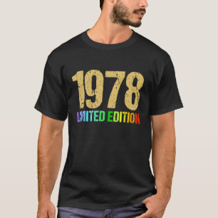 Camiseta 44ª Damas de Nacimiento Hombres 44 Años 1978 2