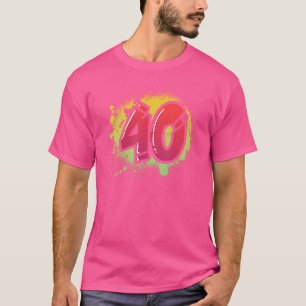 Camiseta 440.º Fiesta De Cumpleaños Graffiti Hip Hop Dance