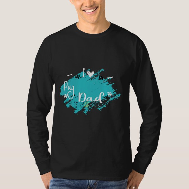Camiseta 443 de Pug dad Classic (Anverso)
