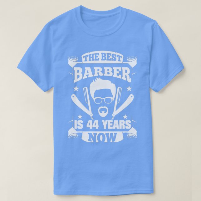 Camiseta 44.ª Barbería Presente de Cumpleaños 44 Años (Diseño del anverso)