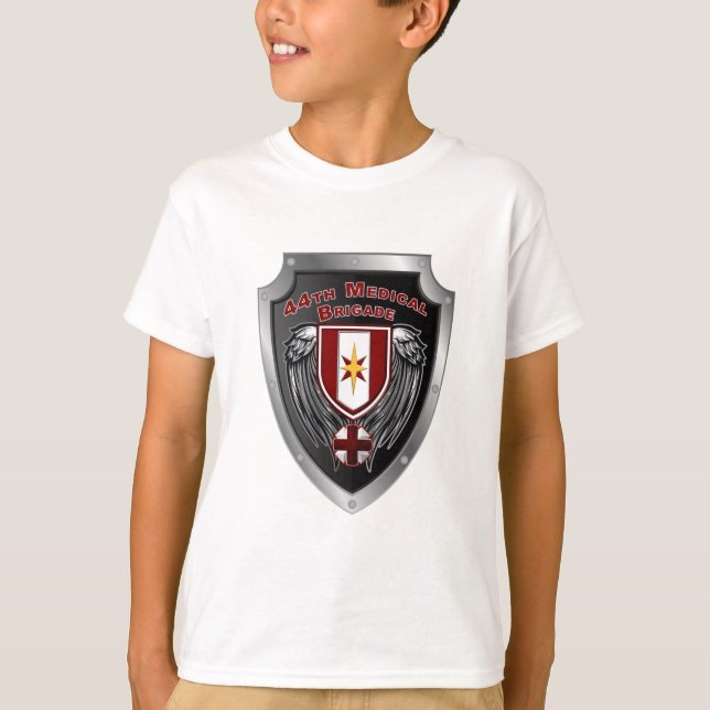 Camiseta 44.ª Brigada Médica "Medicamentos dragones" (Anverso)