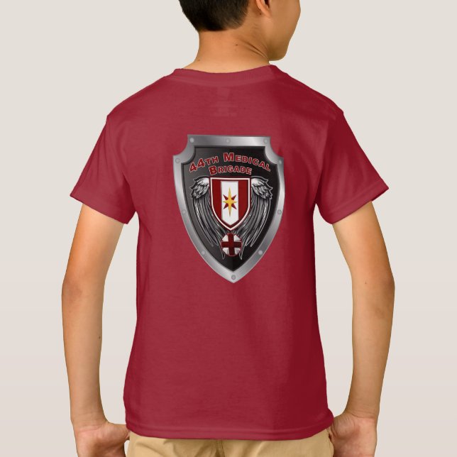 Camiseta 44.ª Brigada Médica "Medicamentos dragones" (Reverso)