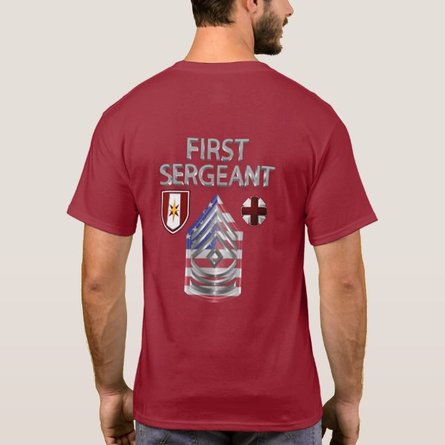 Camiseta 44.ª Brigada Médica Primer Sargento "TOP" (Reverso)