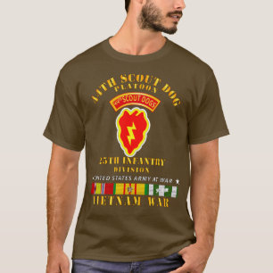 Camiseta 44.ª Scout Dog Platoon 25ª Infantería Div VN SVC