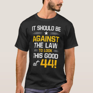 Camiseta 44.º cumpleaños 44 años Hombres