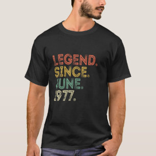 Camiseta 44.º Cumpleaños Leyenda Vintage De 44 Años Desde J
