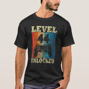 Camiseta 44.º Nacimiento Vintage Desbloqueado Para Jugadore
