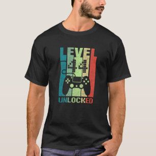Camiseta 44.º Regalo De Cumpleaños Nivel 44 Video Gamer Des