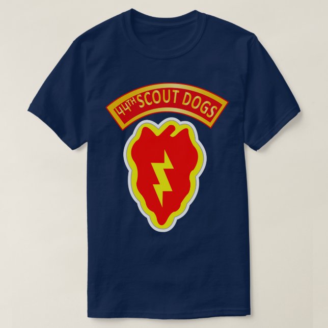 Camiseta 44.º Scout Dog Platoon 25º Div de Infantería (Diseño del anverso)