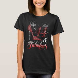 Camiseta 44 Aniversario 44 Y Fabuloso Queen High Heels Cr
