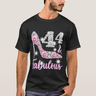 Camiseta 44 Aniversario De Las Mujeres 44 Y Telos Fabulosos