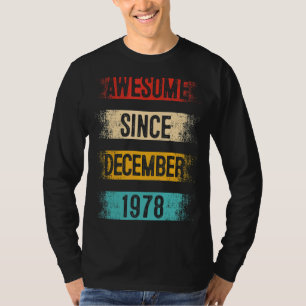Camiseta 44 años alucinante desde diciembre de 1978 44º nac