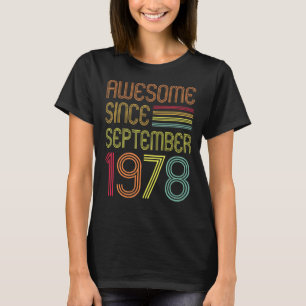 Camiseta 44 años de edad: 44 años de asombroso aniversario 