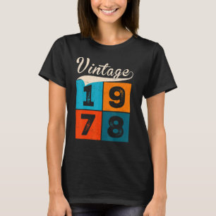 Camiseta 44 Años De Edad Para Hombres Mujeres En Vintage De