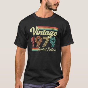 Camiseta 44 Años Vintage 1979 Nacido En 1979 44ª