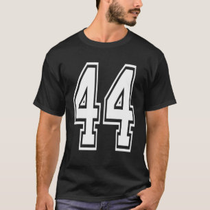 Camiseta 44 Birthday College Number