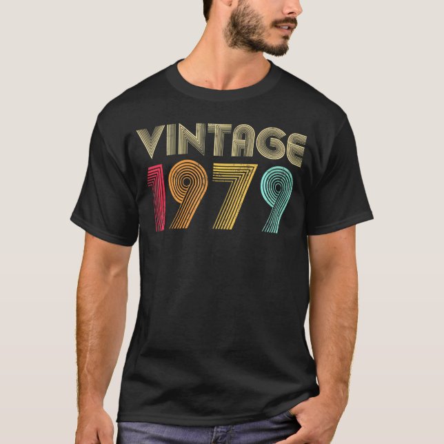 Camiseta 45º Cumpleaños 1979 45 Años (Anverso)