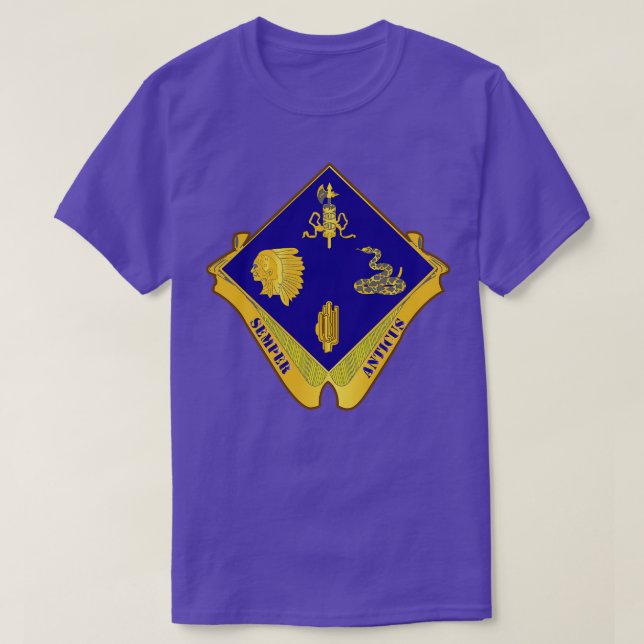 Camiseta 45.ª División de Infantería con Txt (Diseño del anverso)
