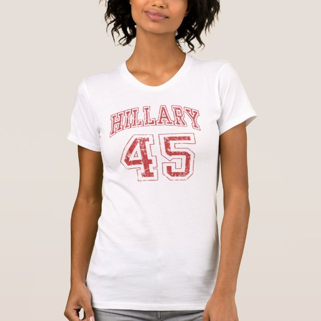 Camiseta 45.ª Presidenta Hillary Clinton 2016 (Anverso)