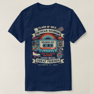 Camiseta 45.ª Reunión Retro 80 Clase de Cultura Pop de [año