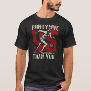 Camiseta 45.º Cumpleaños Corriendo 45 Años