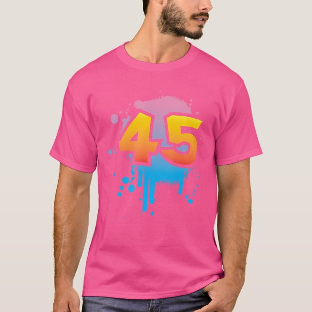 Camiseta 45.º Cumpleaños Presentes Hombres Mujeres Guay Spr (Anverso)