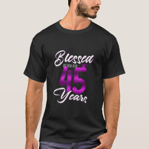 Camiseta 45.º Fiesta de la brigada de cumpleaños bendecido