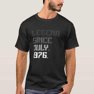 Camiseta 45.º Regalo De Cumpleaños Leyenda De 45 Años Desde