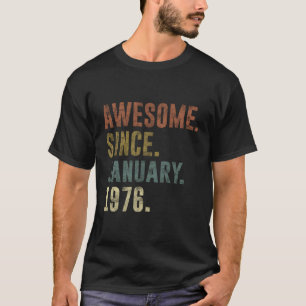 Camiseta 45.º Regalo De Cumpleaños Retro Impresionante Desd