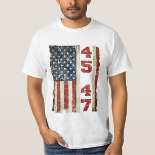 Camiseta 45 47 Bandera de los Estados Unidos de América de