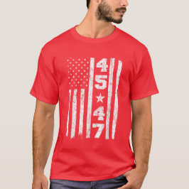 Camiseta 45 47 Bandera de los Estados Unidos de América de