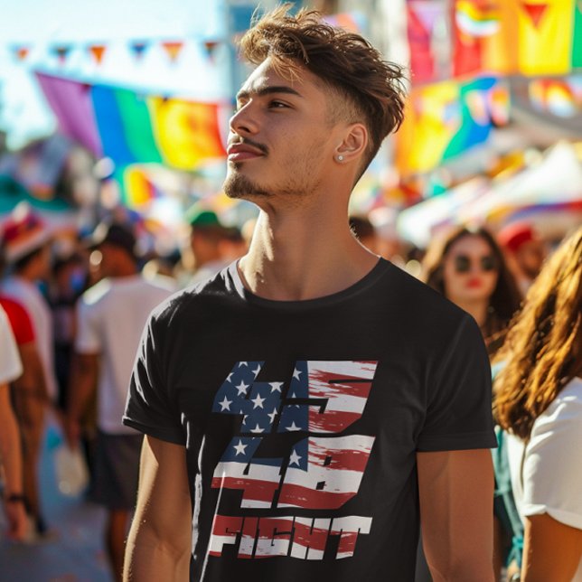 Camiseta 45 48 Luchar contra los hombres Valor de la bander (Subido por el creador)