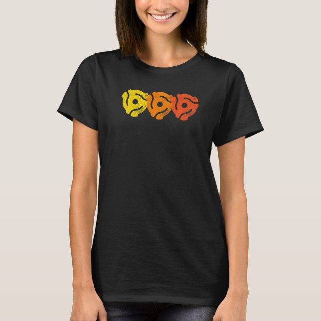 Camiseta 45 Adaptador De Registro 45 Adaptador Rpm 45 Spind (Anverso)