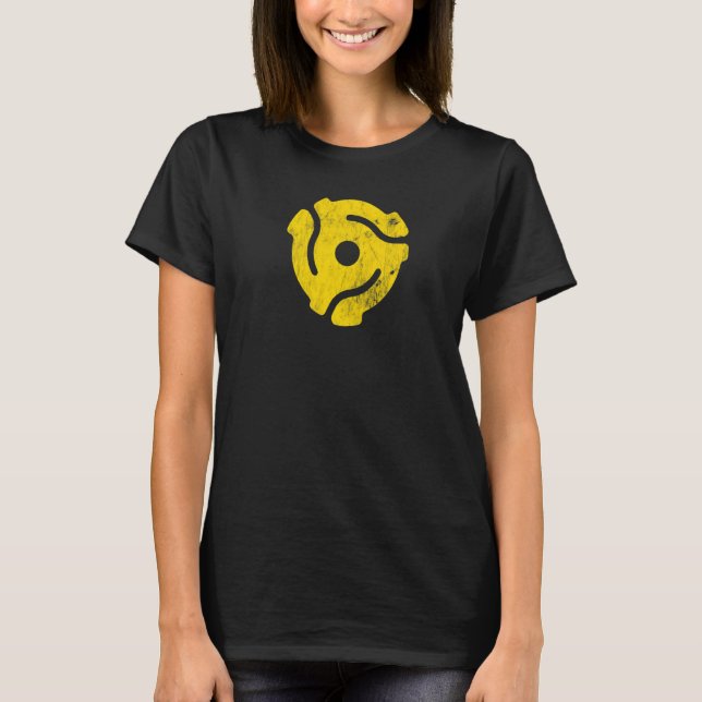 Camiseta 45 Adaptador De Registro 45 Adaptador Rpm 45 Spind (Anverso)