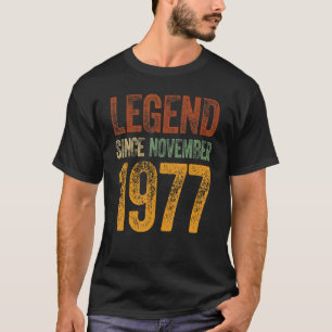 Camiseta 45 Aniversario de Noviembre Nacido 45 Años De Leye