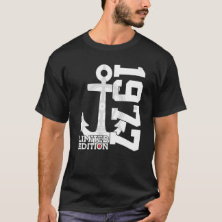 Camiseta 45 años de capacidad 1977 Marinero 45º cumpleaños