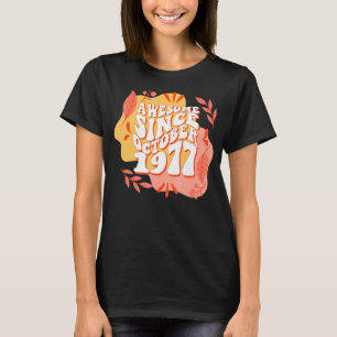 Camiseta 45 años de edad 45 años asombrosos desde el 1 de o