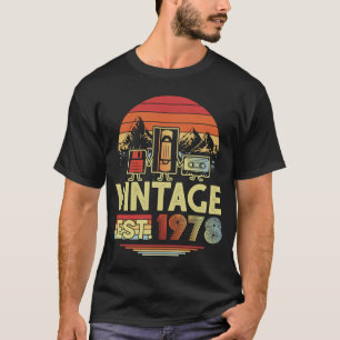 Camiseta 45 años de edad hecha en 1978 Vintage 45th Birthda
