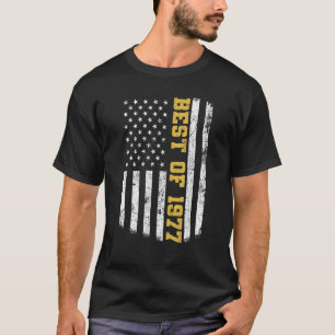 Camiseta 45 Años Mejor De 1977 45º Cumpleaños