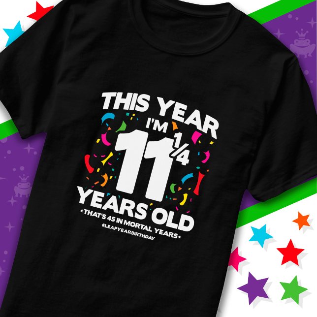 Camiseta 45 Años Mortales de Cumpleaños Año Salto Día 29 de (Subido por el creador)