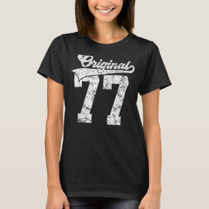 Camiseta 45 años Original 1977 45º cumpleaños del Colegio