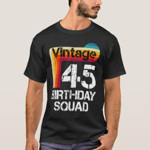 Camiseta 45 años Vintage de cumpleaños 45ª familia de cumpl