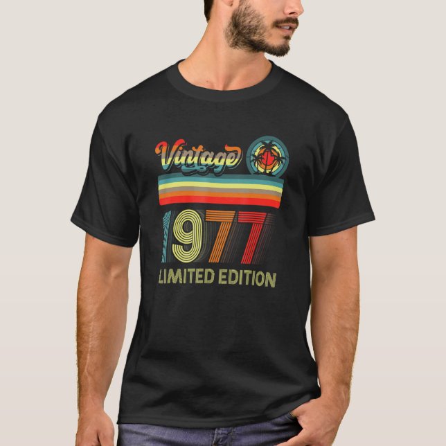 Camiseta 45 Decoraciones de la cosecha de cumpleaños Nacido (Anverso)