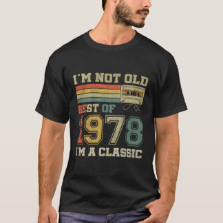 Camiseta 45 Decoraciones Lo Mejor De 1978 Bday 45Th