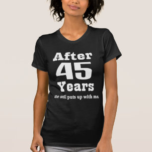 Camiseta 45.o Aniversario (divertido)