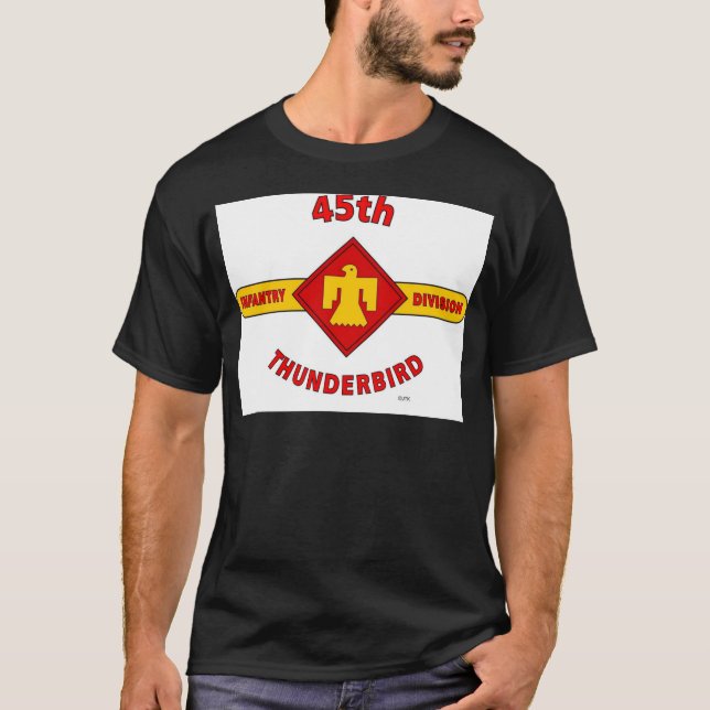 Camiseta 45.o DIVISIÓN de INFANTERÍA "THUNDEBIRD " (Anverso)