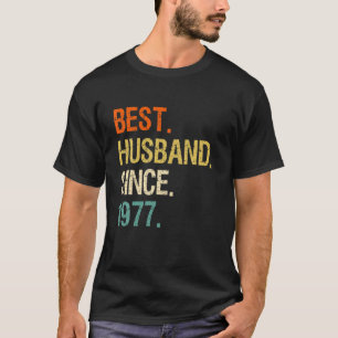 Camiseta 45Th Wedding Aniversary Valentine Best Husband Sin