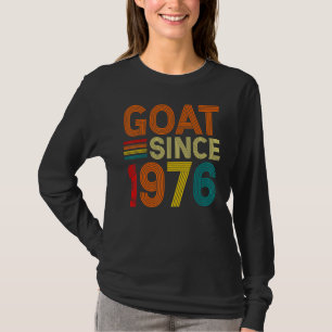 Camiseta 46º cumpleaños Cabra de 46 años desde 1976 1
